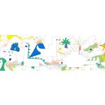 Építs és rajzolj fejlesztő kreatív zsírkréta készlet, Dinoszauruszok Avenir