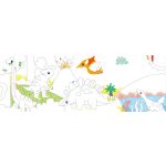 Építs és rajzolj fejlesztő kreatív zsírkréta készlet, Dinoszauruszok Avenir