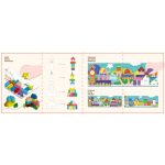 Építs és rajzolj fejlesztő kreatív zsírkréta készlet, Építmények Avenir