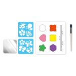 Arcfestő készlet stencillel, Természet Avenir