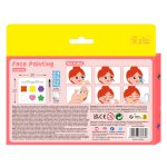 Arcfestő készlet stencillel, Természet Avenir