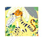 Színező könyv fejlesztő feladatokkal, 6 db színes ceruzával Avenir