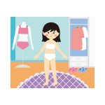 Divattervező könyv fejlesztő feladatokkal, 6 db színes ceruzával Avenir