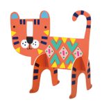 Matricázó és 3D modell készítő készlet, Szafari állatok Avenir