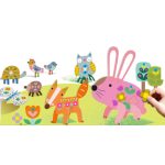 Matricázó és 3D modell készítő készlet, Állatok a kertben Avenir