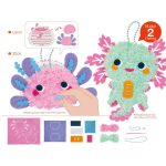 Puha charm készítő kreatív készlet, Axolotl Avenir