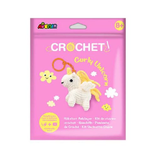 Kulcstartó készítő horgoló készlet, Unikornis Avenir