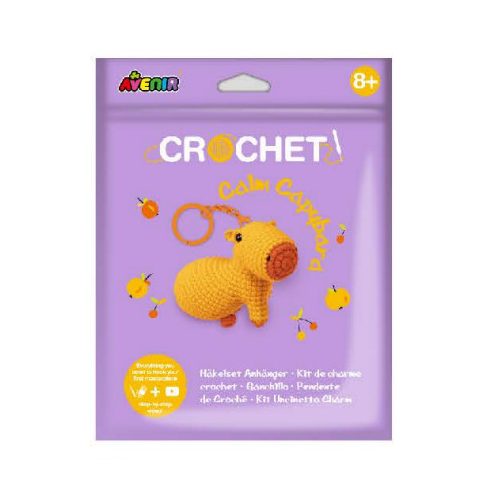 Kulcstartó készítő horgoló készlet, Kapibara Avenir