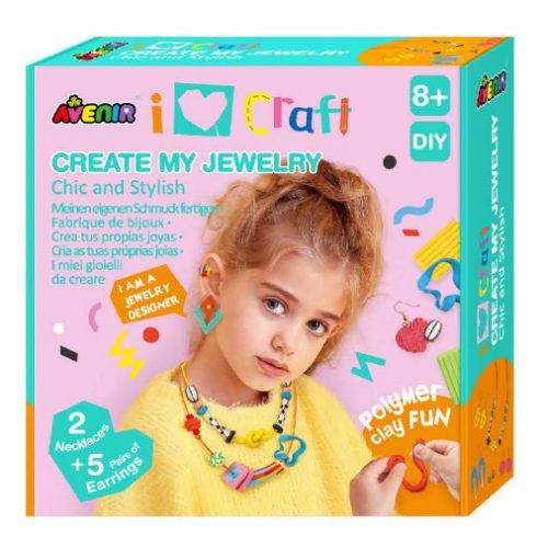 Stílusos ékszerek süthető gyurmából kézműves készlet Avenir
