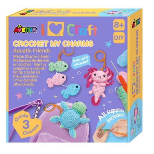 Horgolt kulcstartók kézműves készlet Avenir