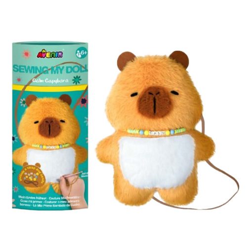 Varrható plüss nyaklánccal, Kapibara Avenir