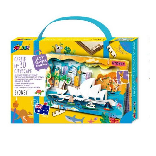 Városkép 3D puzzle, Sydney Avenir