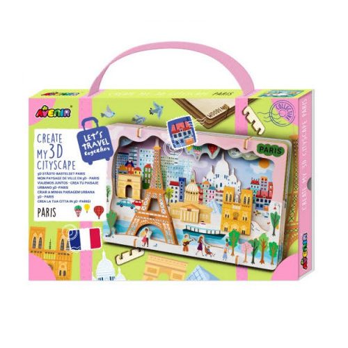 Városkép 3D puzzle, Párizs Avenir