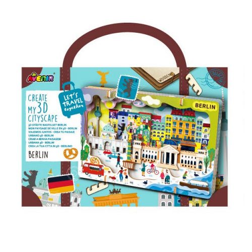 Városkép 3D puzzle, Berlin Avenir