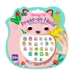   Felragasztható játék műköröm készlet, Az állatok királysága Avenir