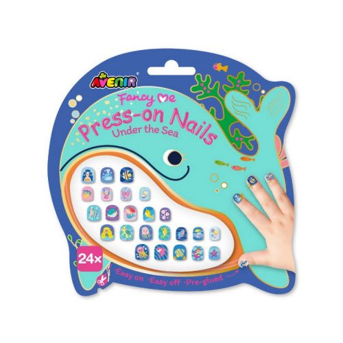 Felragasztható játék műköröm készlet, A tenger alatt Avenir
