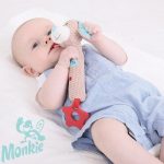 Bigjigs Bruno Comforter - csörgős, rágókás Bruno kutyus 