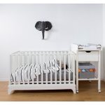 Childhome Gyermekágy Ref 17 + keret - 70x140 cm - MDF Fa - Fehér