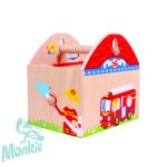 Bigjigs Tűzoltó állomás - mini játékkészlet