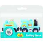 Bigjigs kék ABC mozdony