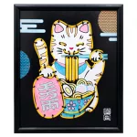 Neon kép készítő szett, Maneki-neko az integető macska BUKI