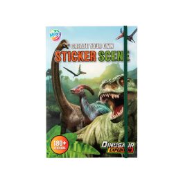   Moxy dinoszauruszos matricázó füzet 180+ matricával Grafix