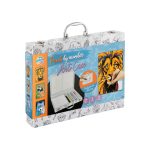 Moxy festés számok szerint készlet bőröndbe csomagolva, 3 db képpel Grafix