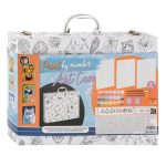 Moxy festés számok szerint készlet bőröndbe csomagolva, 3 db képpel Grafix