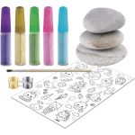 Csillogó unikornisok, kavics festő készlet Grafix