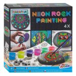 Moxy neon kövek, kavics festő készlet Grafix