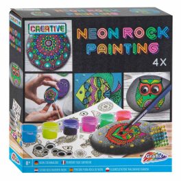 Moxy neon kövek, kavics festő készlet Grafix