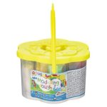 Moxy gyurma készlet 19 színnel, többféle színű vödörben Grafix