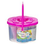 Moxy gyurma készlet 19 színnel, többféle színű vödörben Grafix