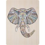 Fa puzzle Elefánt, 137 db-os Grafix