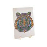 Fa puzzle Tigris, ÚJ 130 db-os Grafix