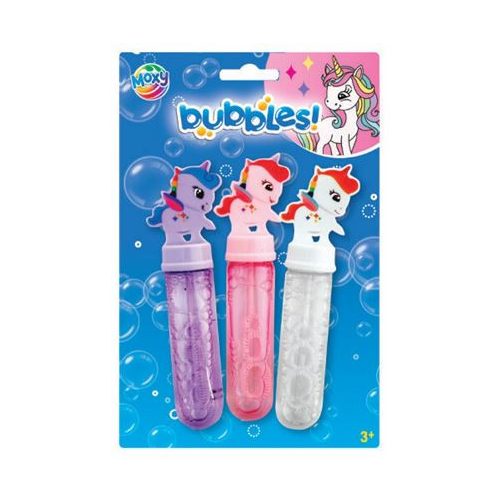 Moxy 3 db-os buborékfújó szett, unikornisok Grafix