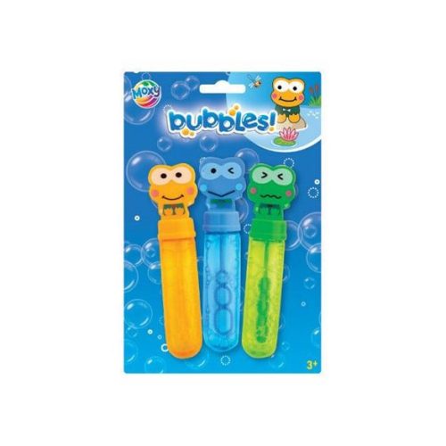 Moxy 3 db-os buborékfújó szett, békák Grafix