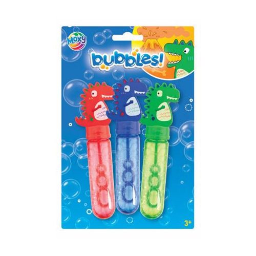 Moxy 3 db-os buborékfújó szett, dinoszauruszok Grafix