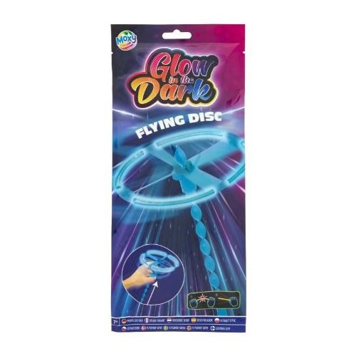 Világító kilőhető repülő propeller, neon kék Grafix