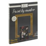 Festés számok szerint - Virágok 40x50 cm CraftArt