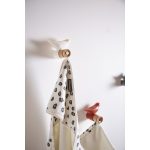 Childhome Fürdőlepedő + arctörlő- 80x80 cm - Leopárd mintás