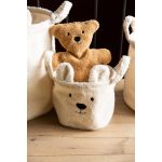 Childhome Teddy Kosárka- 25x20x20 Cm - Törtfehér