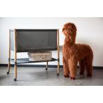 Childhome Tárolókosárka - 40x30x20 cm - Vászon - leopárd mintás/Törtfehér