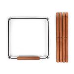 Childhome Evolu 2 Etetőszék Lábhosszabító + Footrest - Fa - Mogyoróbarna/Fekete-Kifutó!