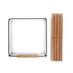 Childhome Evolu 2 Etetőszék Lábhosszabító + Footrest - Fa - Fa/Antracit