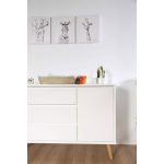 Childhome Olajfestmény - Elefánt + Arany - 30x40 Cm-Kifutó termék!