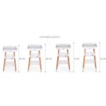 Childhome Evolux Pelenkázóasztal - Fa/Fehér