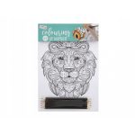 Számok szerint színező lapok ceruza készlettel Grafix