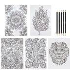 Számok szerint színező lapok ceruza készlettel Grafix