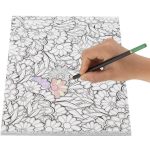 Színező füzet 20 képpel, Virágzás CraftArt